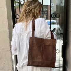 Cartera Yerra | Cuero y tientos