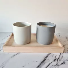 | Vela Tina | Cerámica | Dark grey - comprar online