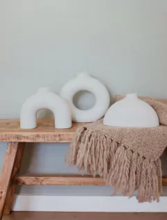 | Jarrón Dublin | Blanco - comprar online