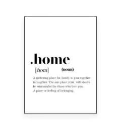 | Cuadro Home | Negro en internet