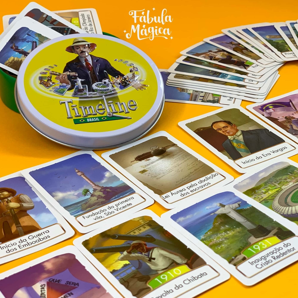 Jogo de Cartas - Timeline Brasil (Blister)