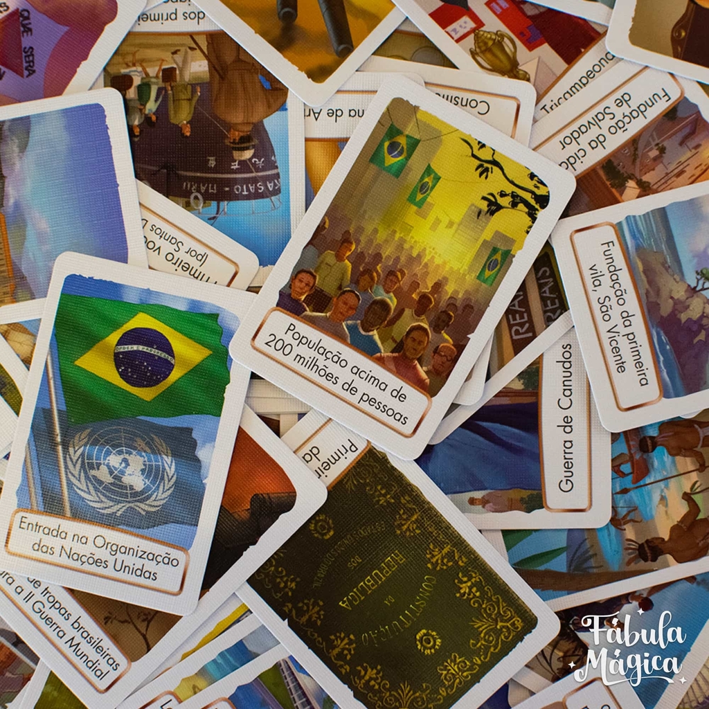 Jogo de Cartas - Timeline Brasil (Blister)