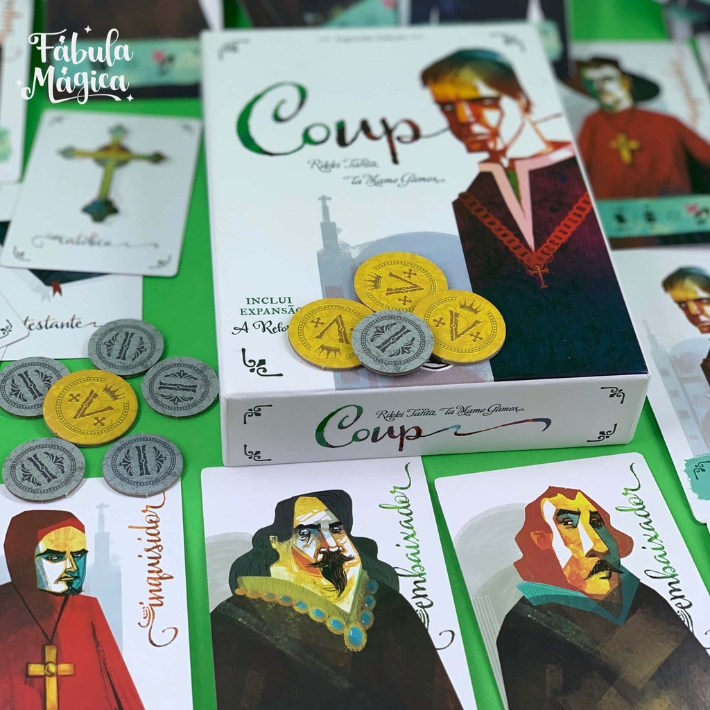 Coup 2ªedição - Inclui A Reforma - Jogo De Cartas Português