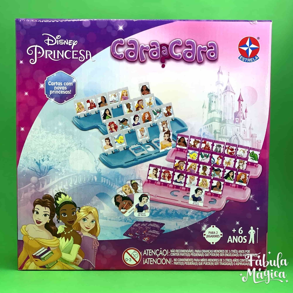 Jogo Infantil Cara A Cara Princesas Da Disney - Estrela