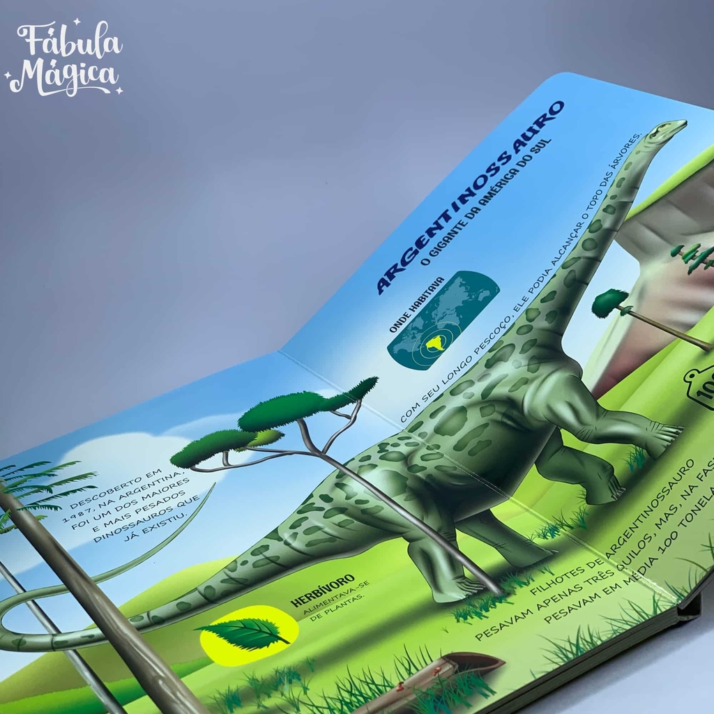 Livro Infantil Conhecendo os Incríveis Dinossauros: Gigantes Todo Livro  1143603 - Papelaria Criativa