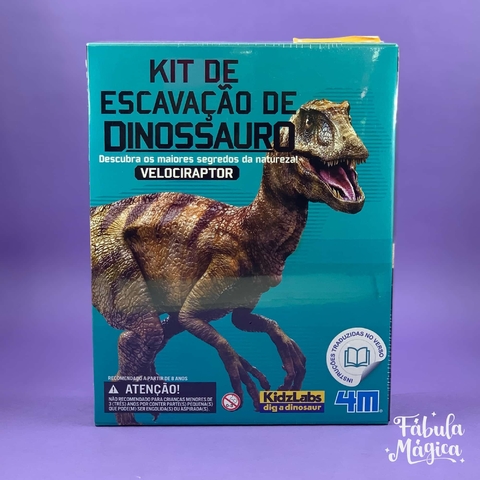 Kit de Escavação Esqueleto Tiranossauro Rex - Majoca Colorê Brinquedos  Educativos