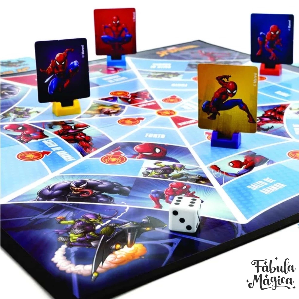 Jogo de Cartas - Batalha - Marvel - Spiderman - 2 a 4 Jogadores