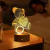 Lâmpada 3D Acrílico USB LED Luzes Noturnas Neon Decorações