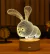 Imagem do Lâmpada 3D Acrílico USB LED Luzes Noturnas Neon Decorações