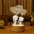 Lâmpada 3D Acrílico USB LED Luzes Noturnas Neon Decorações - loja online