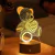 Lâmpada 3D Acrílico USB LED Luzes Noturnas Neon Decorações na internet