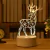 Lâmpada 3D Acrílico USB LED Luzes Noturnas Neon Decorações na internet