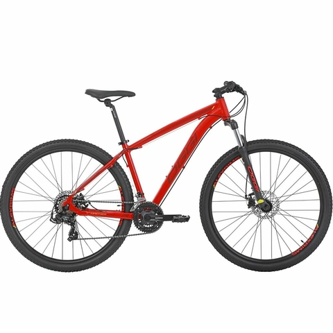 Huffy Dakari 27.5-inch 9-Speed Aluminum Hardtail Mountain Bike for Men, Red  