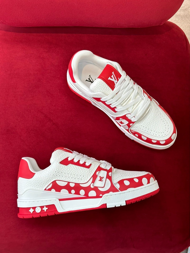 LV x YK LV Trainers Red