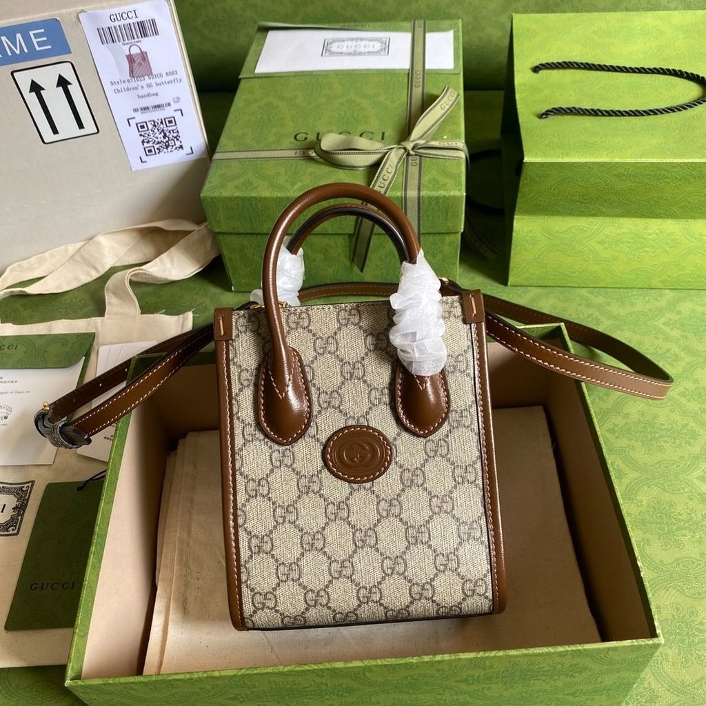 BOLSA GUCCI SUPREME BLONDIE MONOGRAM