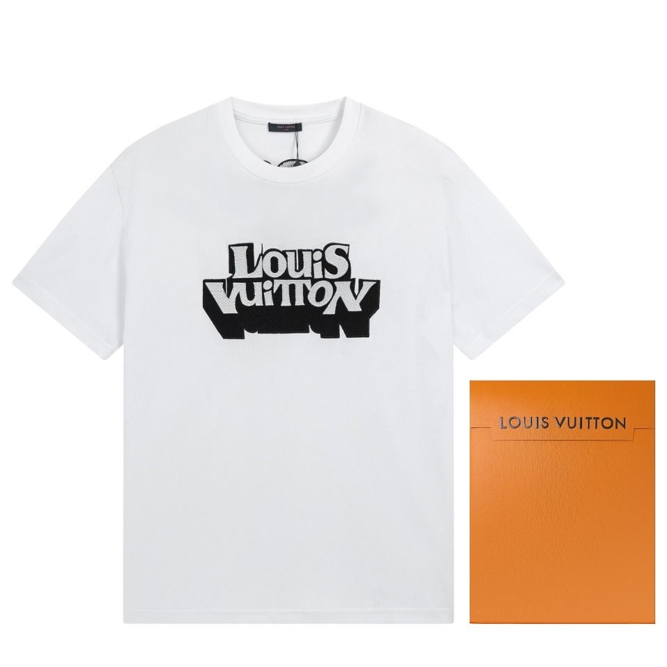 Camisa Louis Vuitton Com Grafismo Branca