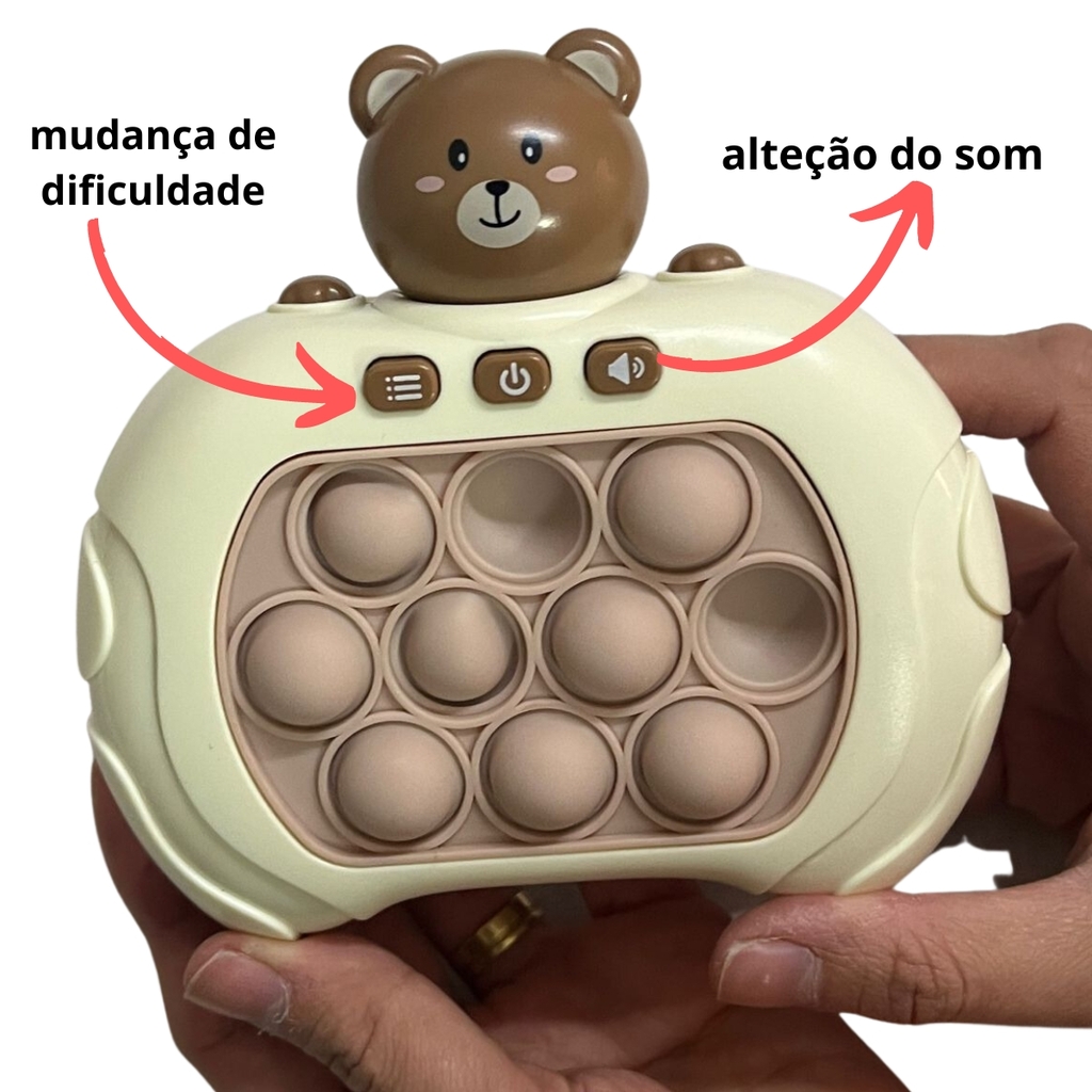 Game Educativo Pop It Eletronico C/ Luz E Som Crianças Toys