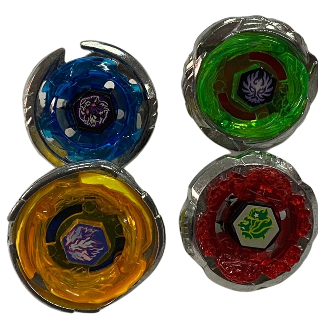 Beyblade Metal Kit 2 ou 4 Led Lançador Arena Tornado Brinquedo