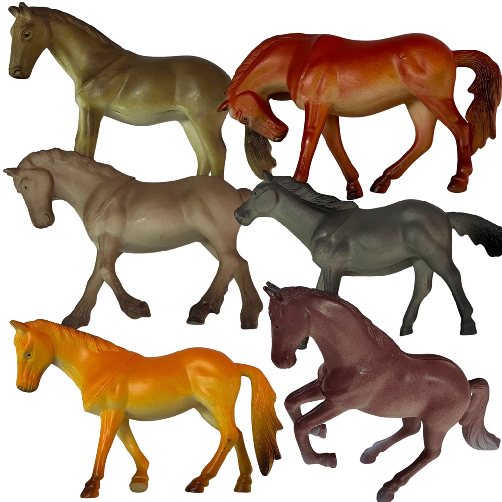 Animais De Borracha - Cavalo - Dm Toys - Livraria e Papelaria