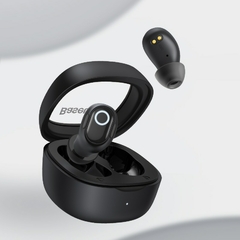 Baseus WM02 Fones de ouvido sem fio TWS Bluetooth 5.3 Fones de ouvido, mini e co