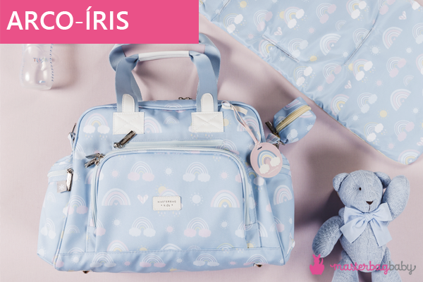 Bolsa Masterbag Baby Coleção Arco-íris