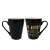 Imagen de 52843 TAZA CERÁMICA ORO MENSAJES B