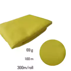 Tela No Tejida Color 300 mts 1.60 de ancho 69 gramos Amarillo
