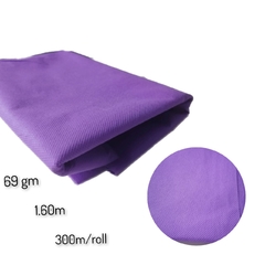 Tela No Tejida Color 300 mts 1.60 de ancho 69 gramos Lila