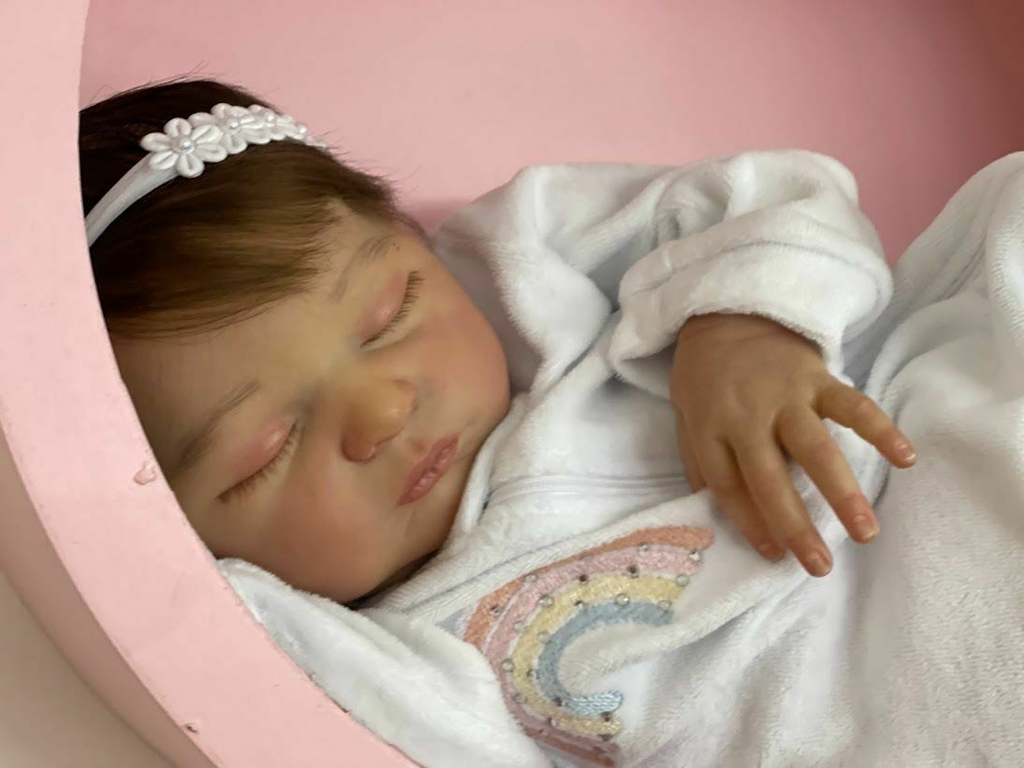 Bebê Reborn Menina Linda Muito Realista