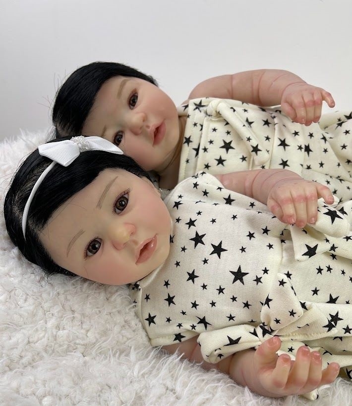 Bebê reborn gêmeos Ana e Luigi - Bebê Reborn
