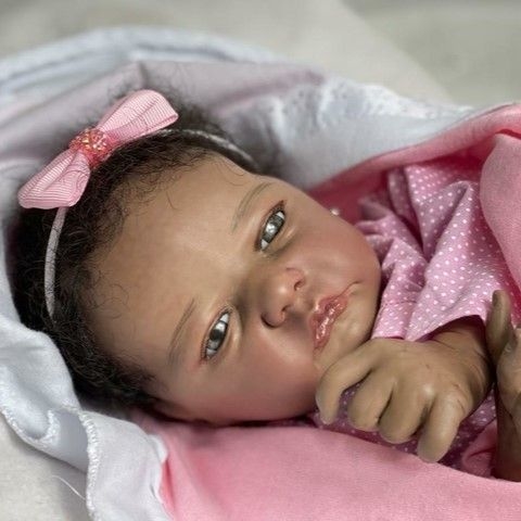 Por encomenda Bebê reborn negra, Bebês Meninas