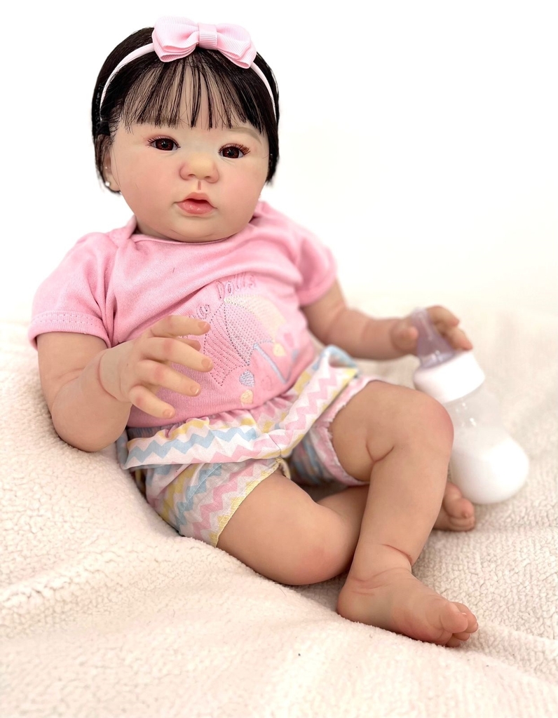 Boneca Bebê Reborn Abigail Cor…