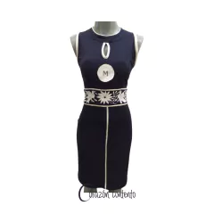 VESTIDO AZUL MARINO TALLA MEDIANA