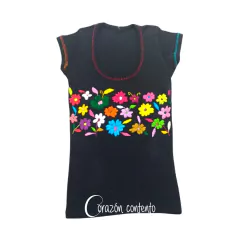 PLAYERA MANGA CORTA COLOR NEGRO TALLA 5