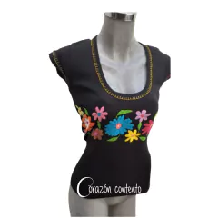 PLAYERA MANGA CORTA COLOR NEGRO TALLA 5
