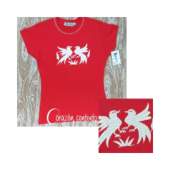 PLAYERA MANGA CORTA COLOR ROJO TALLA 5