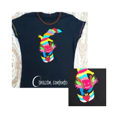 PLAYERA MANGA CORTA COLOR NEGRO TALLA 5