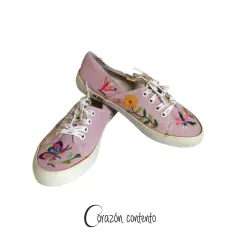 TENIS DE AGUJETA COLOR ROSA NUMERO 23 - comprar en línea