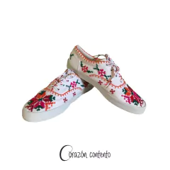 TENIS DE AGUJETA COLOR BLANCO NUMERO 26 - comprar en línea