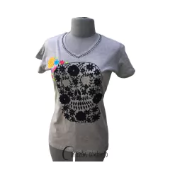 PLAYERA GRIS TALLA EXTRA GRANDE