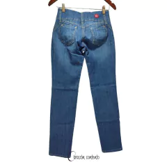 JEANS MEZCLILLA MEDIA TALLA 7 - comprar en línea