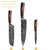 Faca Chef Conjunto Laser Damasco