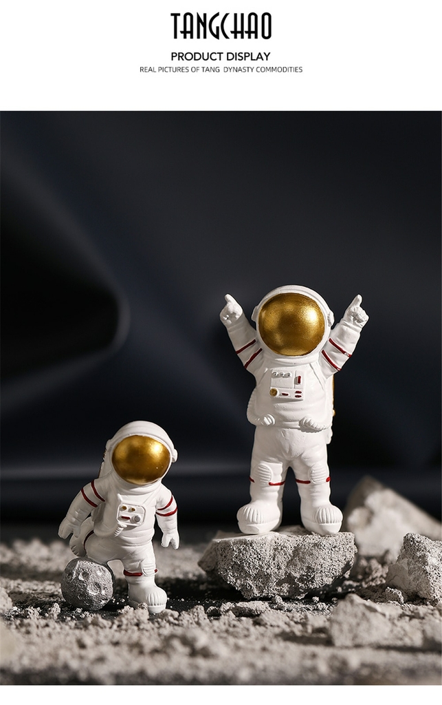 Figuras de astronauta nórdico Escultura de resina Decoración moderna  Decoración del hogar Adornos de mesa