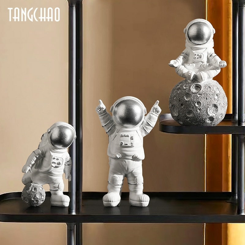 Figuras de astronauta nórdico Escultura de resina Decoración moderna  Decoración del hogar Adornos de mesa