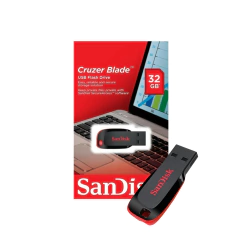 Pendrive SanDisk Cruzer Blade 32GB 2.0 negro y rojo