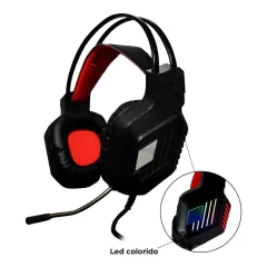 Auricular gamer con luz aoas 80 pc, ps4