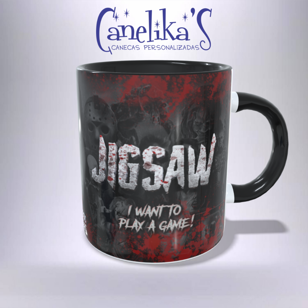 caneca jigsaw jogos mortais