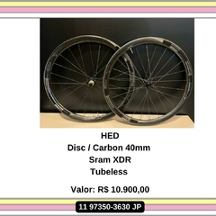 Par de rodas Hed Disc Carbon - comprar online