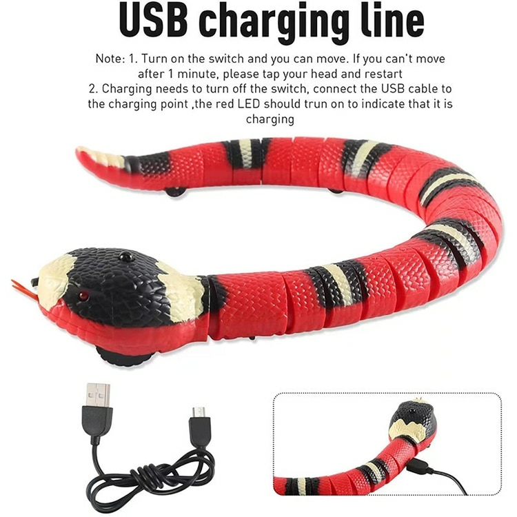 Gato automático brinquedos interativo inteligente detecção cobra teasetoys  para gatos carregamento usb acessórios do gato para