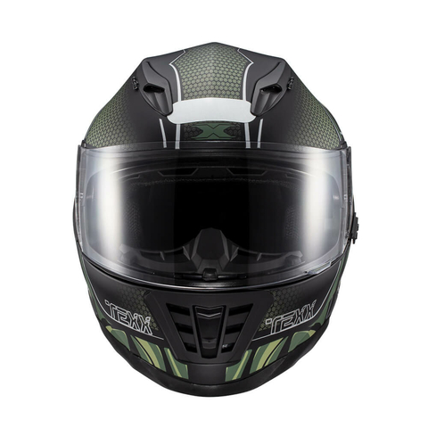 Capacete Fechado Moto Sky Two Zombie Desenhos Dentes Boca